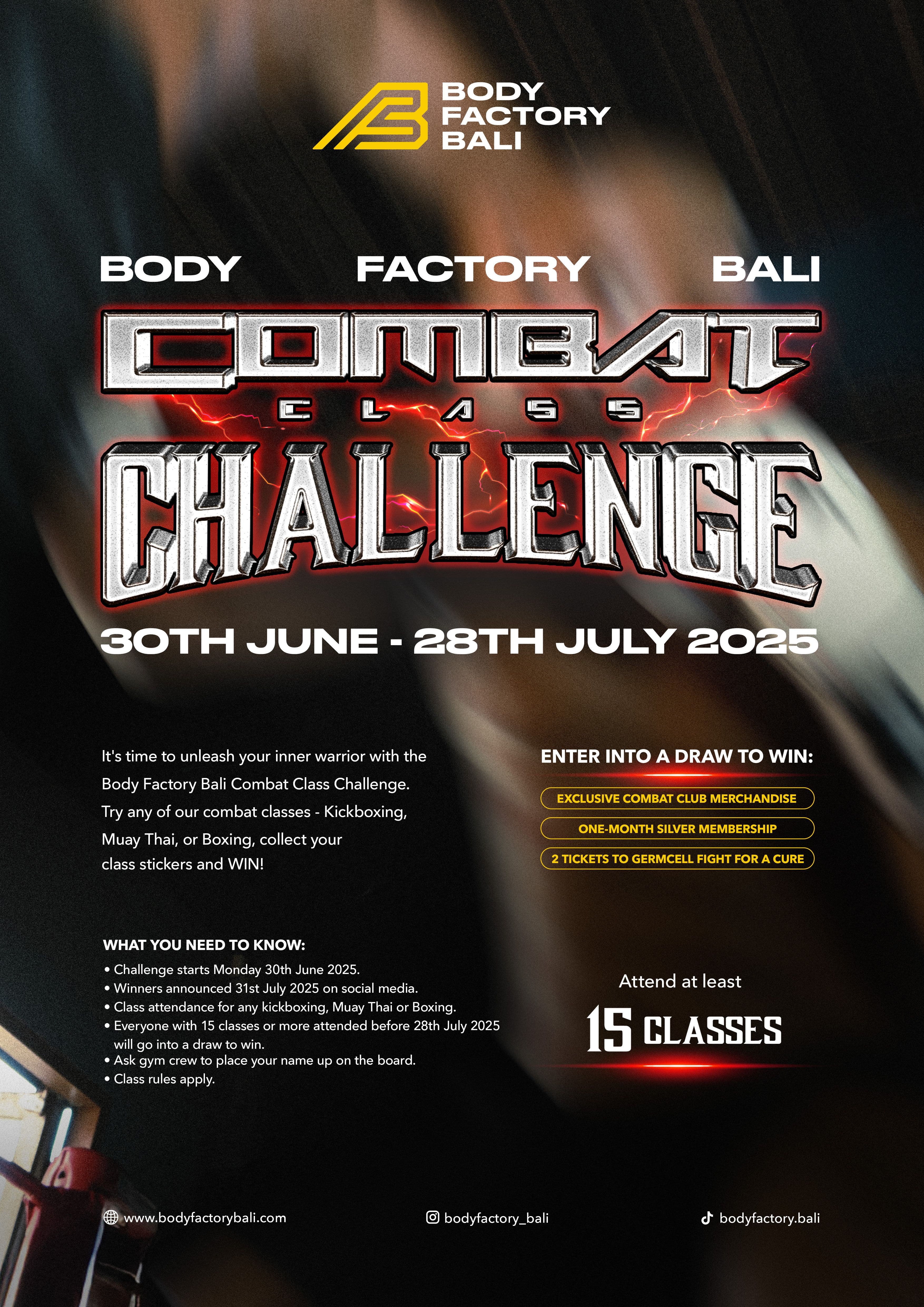 Combat Class Challenge at Body Factory Bali